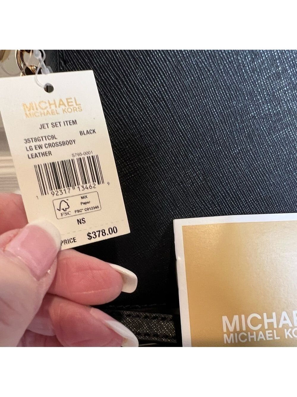 MICHAEL KORS WOMEN’s JETSET LARGE EAST WEST CROSSBODY. NEW WITH TAGS BLACK - Picture 4 of 12
